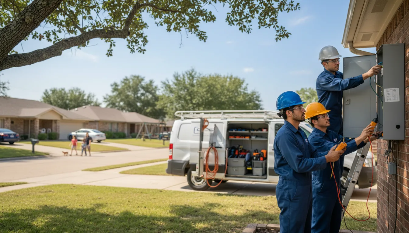 Certified electrician providing emergency electrical services in Kawkawlin, MI